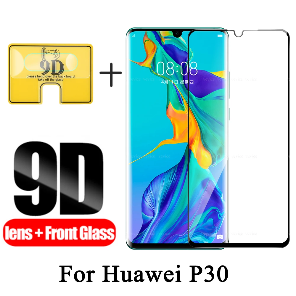 2 в 1 закаленное стекло для huawei P20 P30 Lite Pro mate 20lite задняя камера объектив Защита