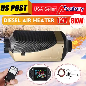 

Car Heater Heating 12V 8KW Air Diesel Heater New LCD Display Switch for webasto boat car van RV Bus- replace D4 Car heater