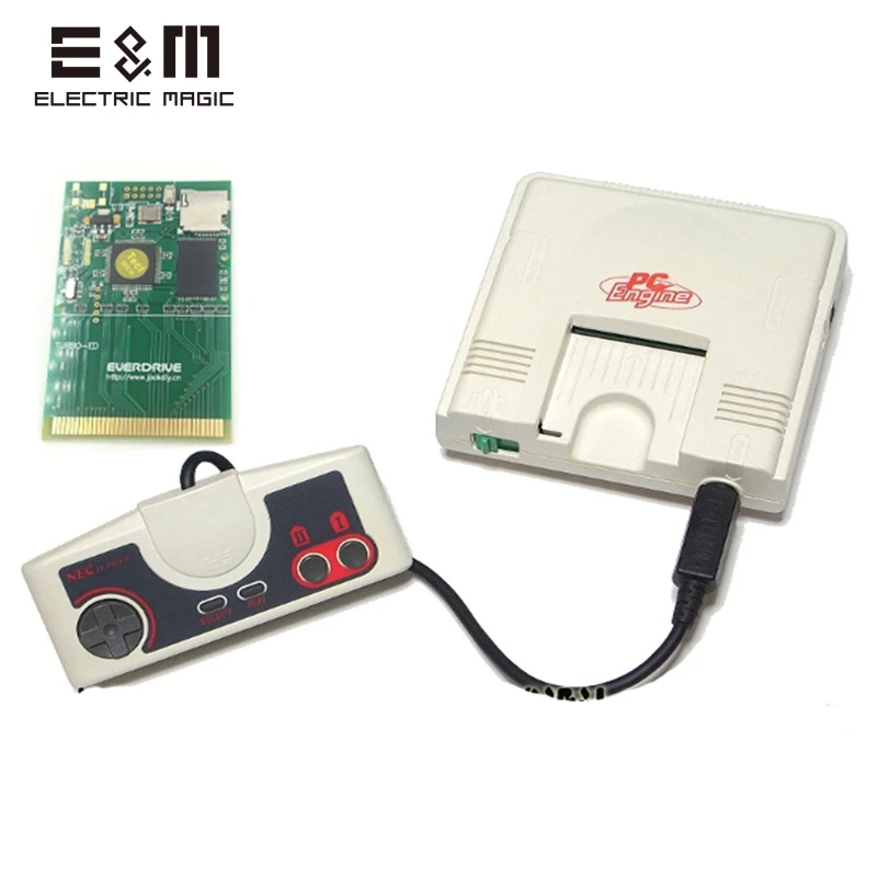  PC-Engine(pce) Turbo GrafX Flashcard PCE Classical Game Driving Board With 16G TF Card Download Ful