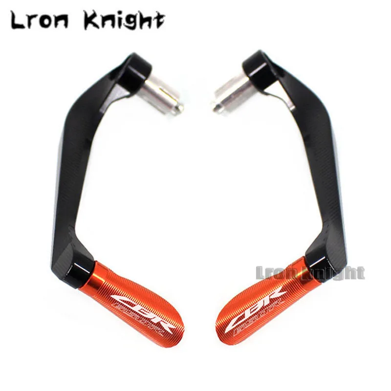 For HONDA CB650R CB 650R CBR650R CBR-650R CBR 650R Motorcycle CNC Handlebar Grips Guard Brake Clutch Levers Guard Protector - Цвет: CBR650R Orange