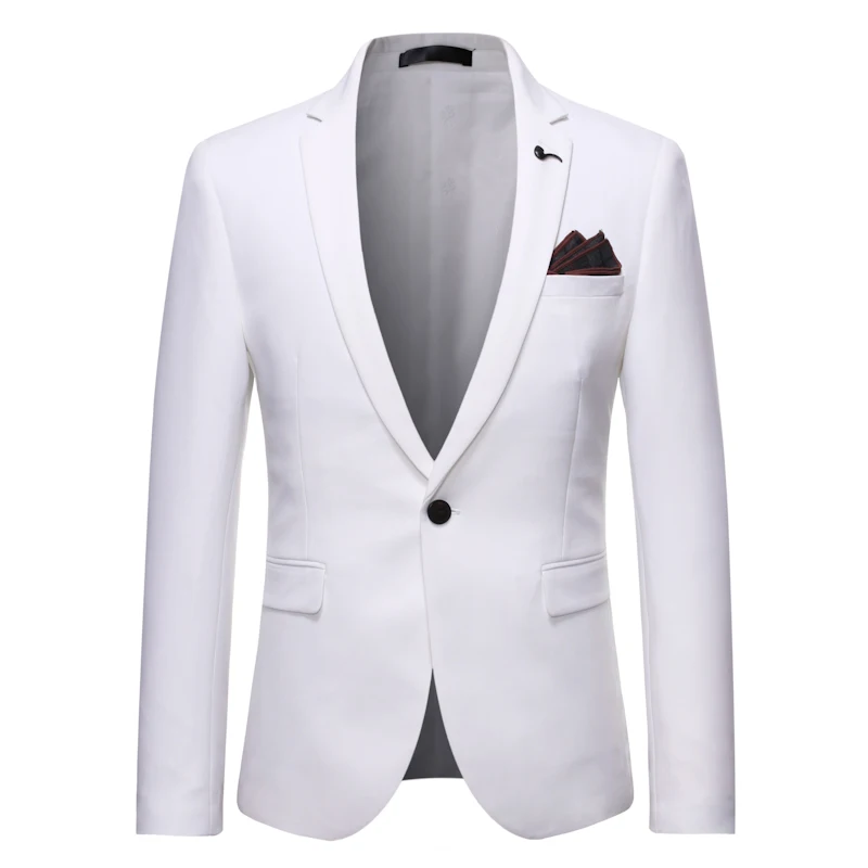 2019 британский стиль сплошной цвет пиджак мужской костюм куртка деловая