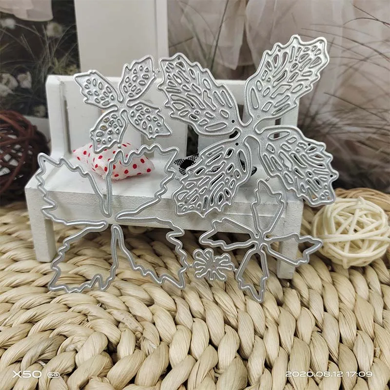 Металлическая вырубка подходит для Рождества скрапбукинга 3D