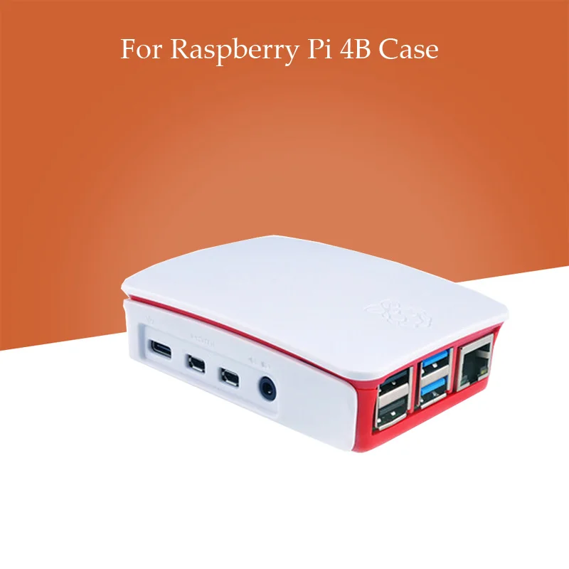 Raspberry Pi 4 Модель B ABS чехол Пластик коробка белый корпус классический дизайн для