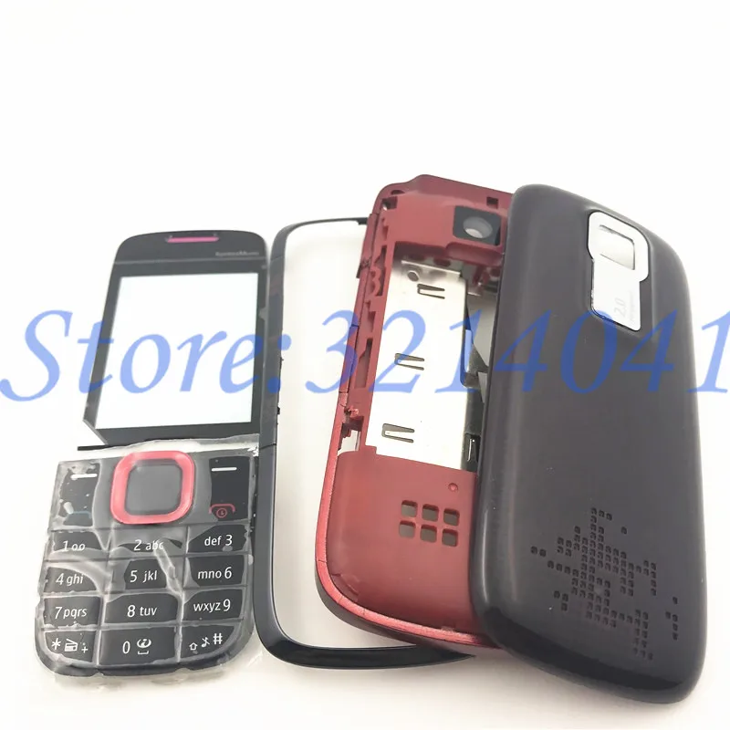 Хорошее качество для Nokia 5130 полный корпус задняя крышка аккумулятора английская