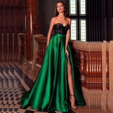 Новое поступление Зеленое Длинное Вечернее Платье es черные вечерние кружевные платья Ever pretty vestido festa longo мусульманское вечернее платье