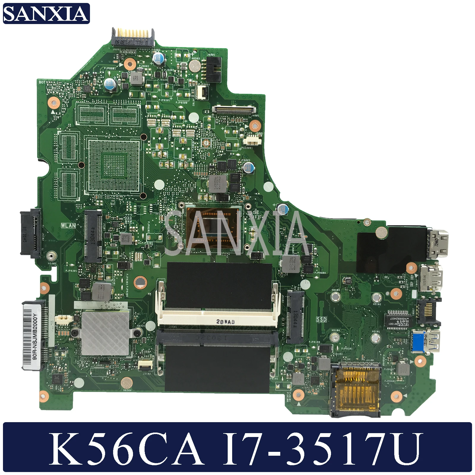 Материнская плата KEFU K56CM для ноутбука ASUS оригинальная материнская K56CA K56CB K56C S550CA
