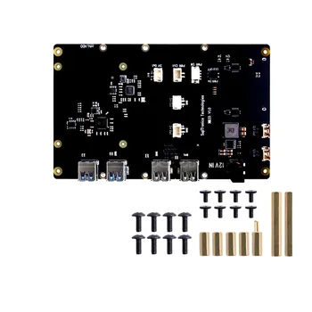 

For Raspberry PI 4 X835 Expansion 3.5" SATA HDD Stackable Storage Board
