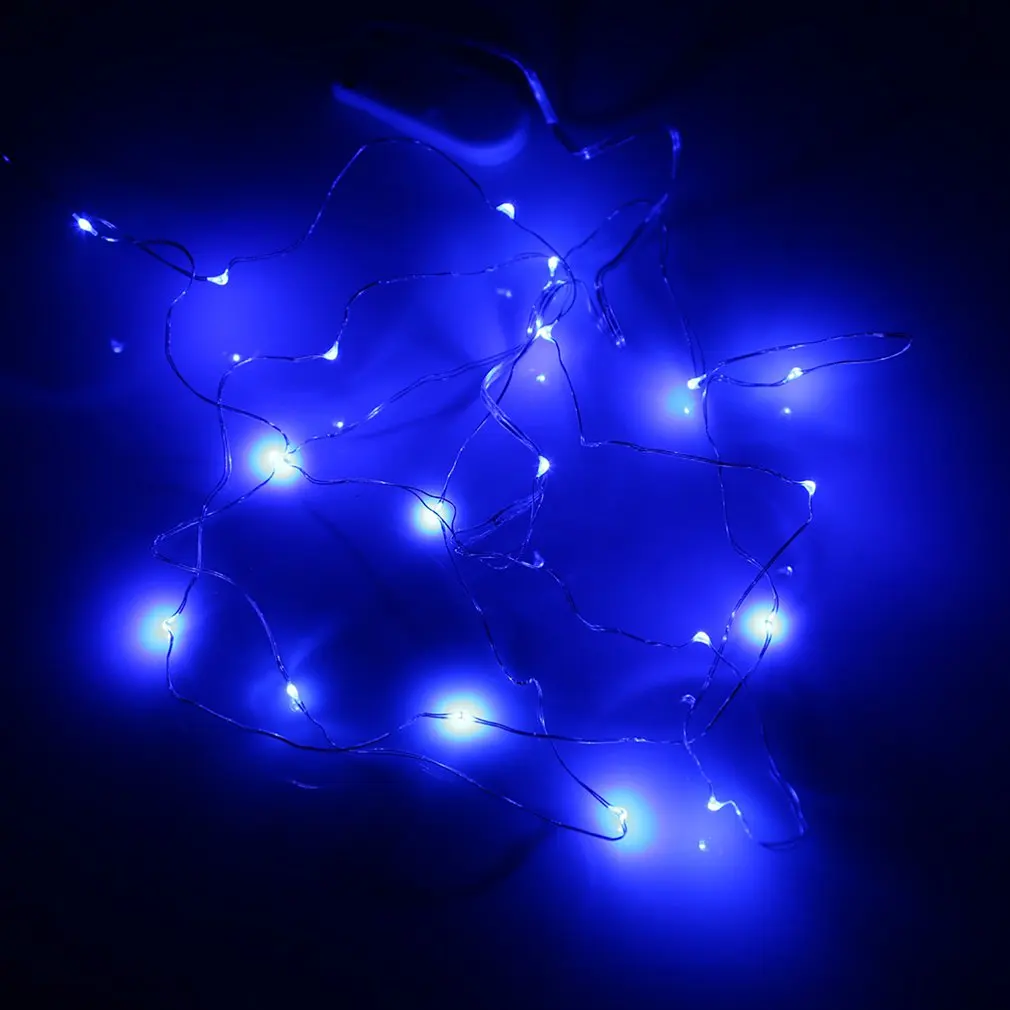 ICOCO 3 м 30 светодиодный на батарейках светодиодный медный провод гирлянды для рождественской гирлянды вечерние свадебные украшения Рождественские сказочные огни