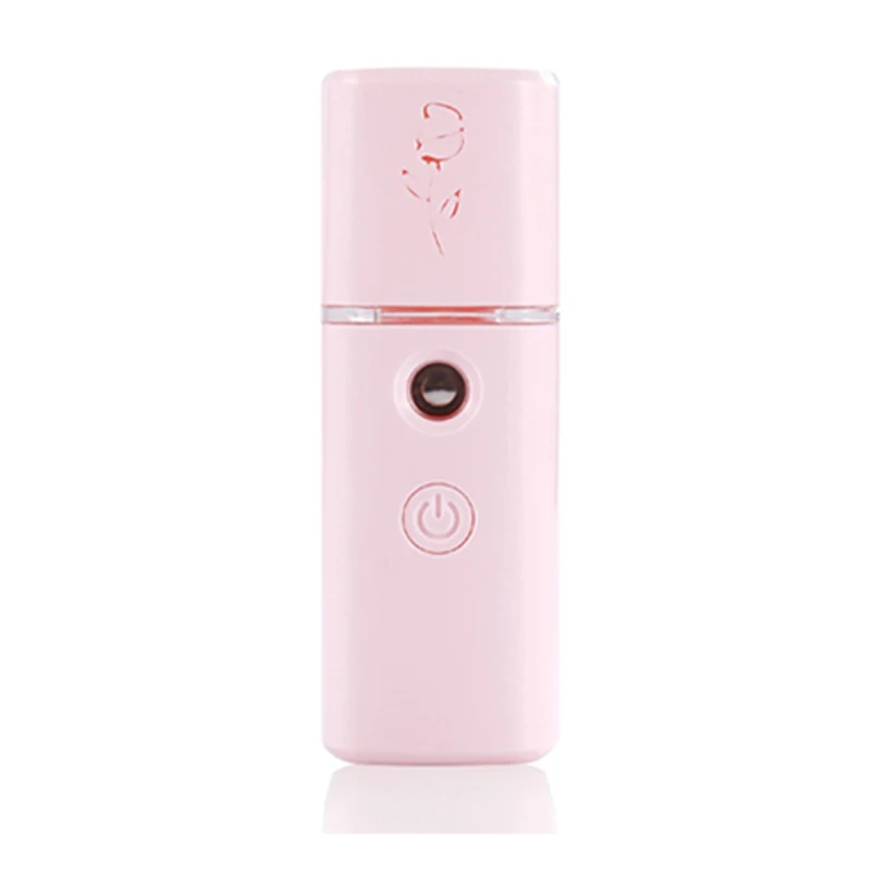 Pink Увлажняющий косметический инструмент для лица, портативный usb зарядка, нано-распылитель, удобный распылитель, прибор для красоты - Цвет: Pink
