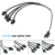 2/3/4/5 Way Splitter Разъемы Кабель Для EL Wire Неоновый Свет СВЕТОДИОДНЫЕ Монтажные Фитинги Расщепление Провода
