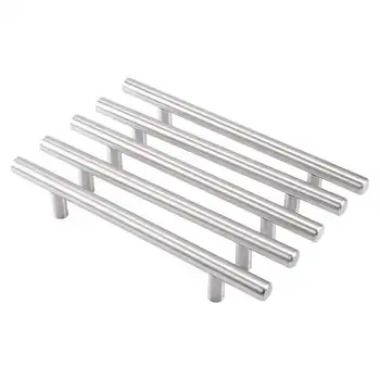 

20Pcs/Lot Kitchen Door T Bar Straight Handle Knobs Cabinet Pull Diameter Stainless Steel Handles Furniture Hardware
