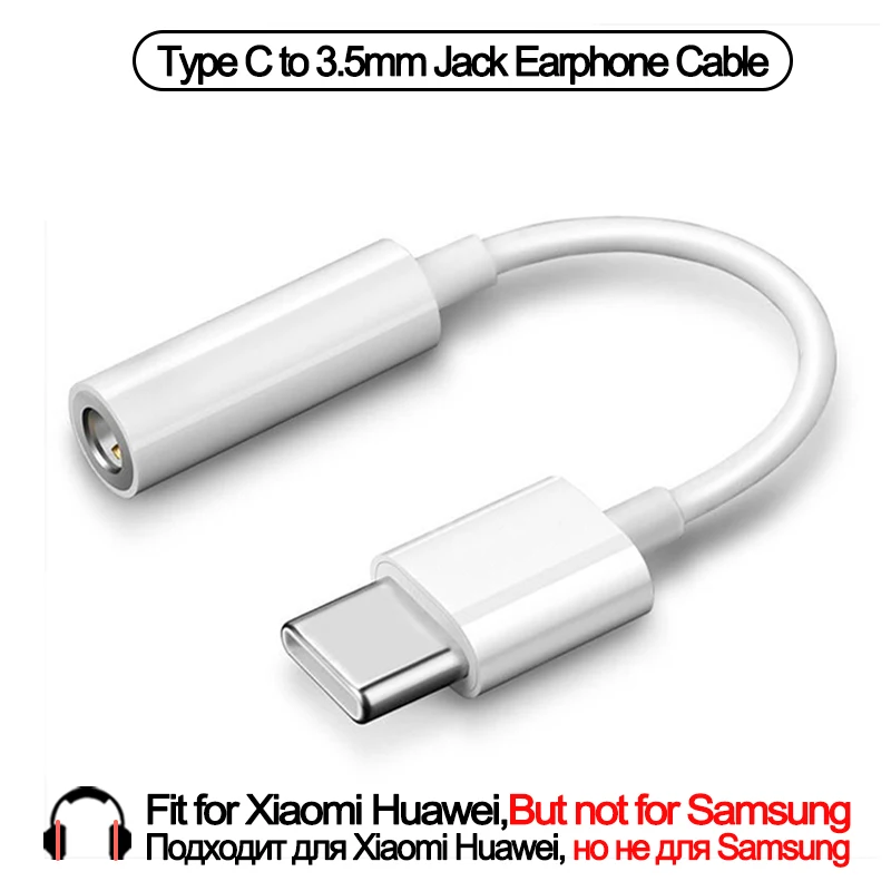 iphone charger converter Type C male to 3.5mm Jack Earphone Audio Adapter for Xiaomi 10 11 MIX2 USB C 3.5 Audio Converter Headphones Aux Cable for huawei iphone to type c adapter