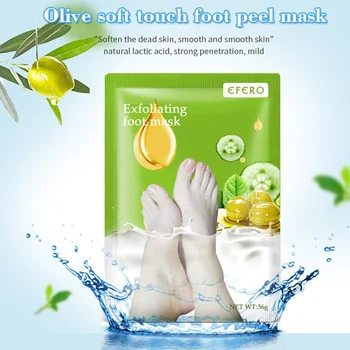 

3Pairs Peeling Foot Mask Exfoliating Scrub Pedicure Spa Foot Peel Heels Moisture Feet Care @ME88