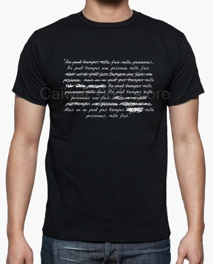 

Summer Mens T Shirt EMILE CITE DE LA PEUR for mans