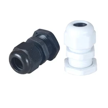 100 шт. M24 x1.5 кабельный ввод Разъем IP68 Водонепроницаемый Нейлон Пластик PA провода Кабельный соединитель желез для 12-15 мм