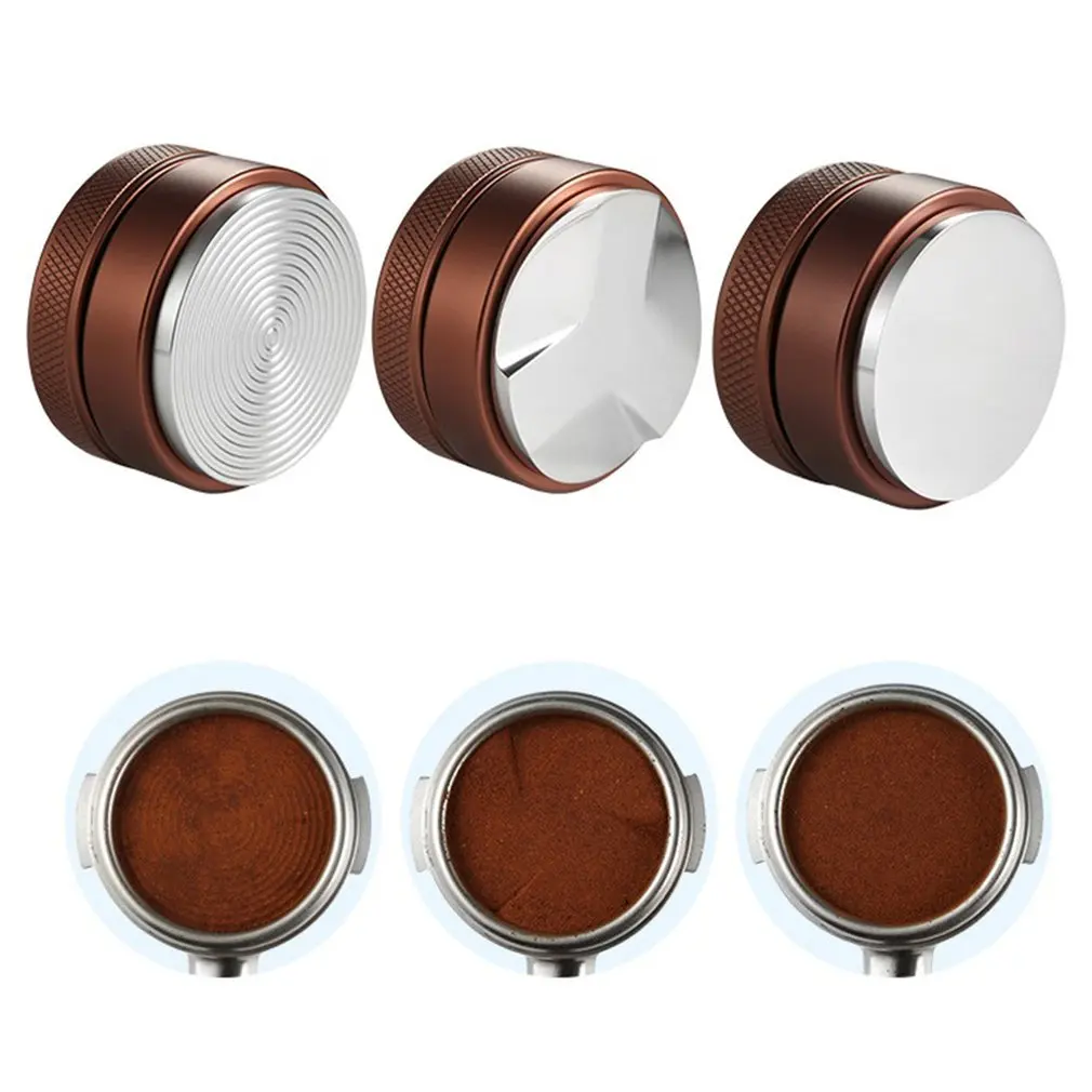 

49mm Coffee Tamper Coffee Distributor Adjustable Espresso Powder Hammer Distributor Coffee Tamper Leveler