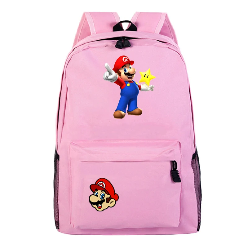 23 Fashion Hot Sale Super Mario Bags School Backpack Travel Shoulder Practicality Popular Pattern Schoolbag Teens School Bag - Цвет: 23