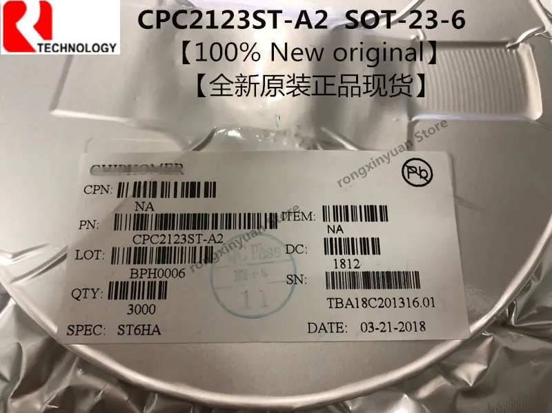 100% Новый оригинальный CPC2123ST A2 CPC2123 SOT23 6|Аксессуары для батарей и ЗУ| |