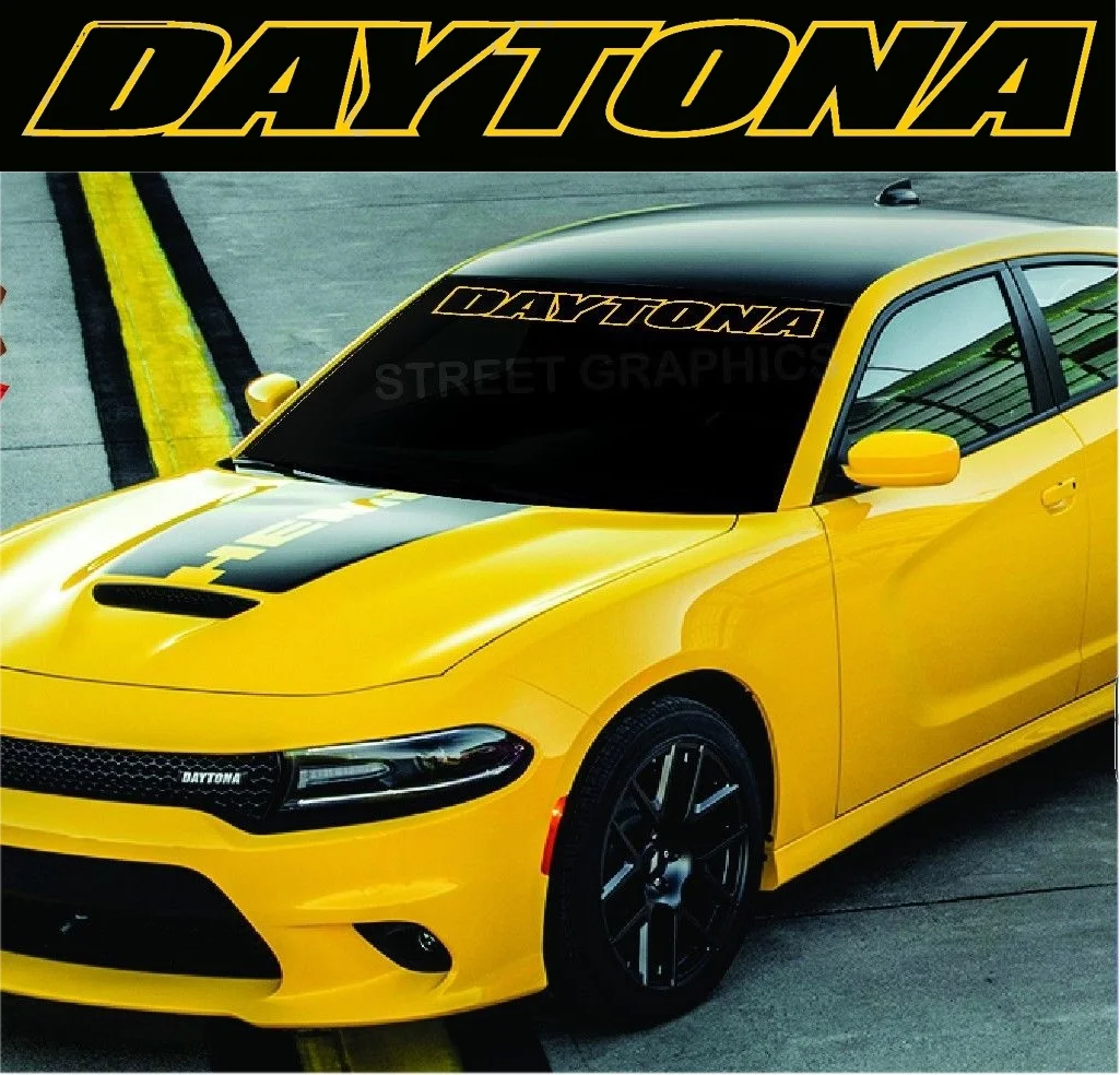 Для Dodge charger DAYTONA наклейка на лобовое стекло баннер