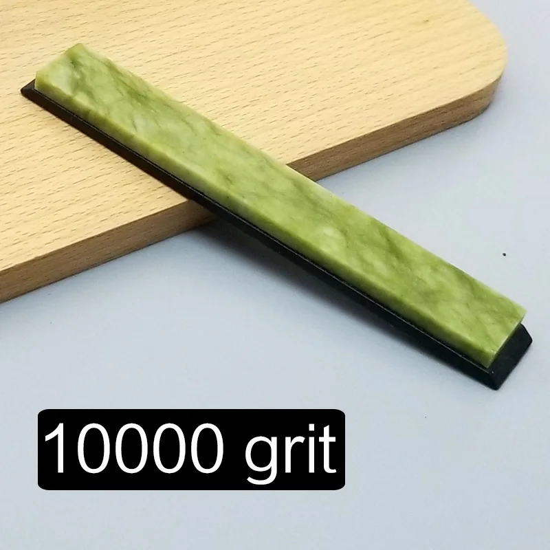 80-3000-10000 крупной зернистости и тонкой полировки кожи для заточки ножей камни шлифовальный инструмент фиксированная система - Цвет: 10000grit