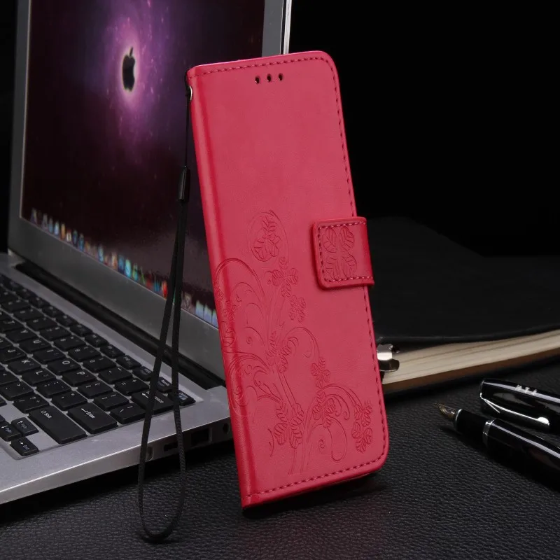 Флип Чехол Для Oukitel C8 C9 C10 C11 C12 C13 C15 K12 U18 C17 U25 Pro MIX 2 Y4800 чехол Чехол кошелек чехол с рисунком в армейском стиле с ремешком - Цвет: H-Rose Red