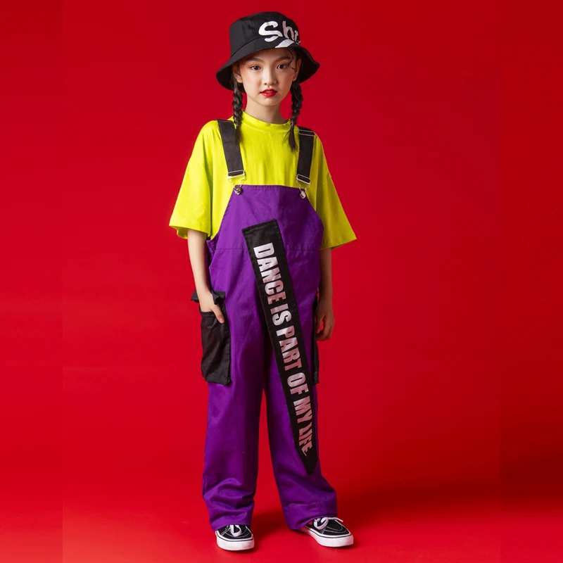 Детский джазовый костюм для танцев, детский уличный костюм для танцев в стиле хип-хоп для девочек, детская модель, подиумный показ, одежда