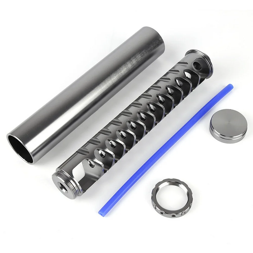 

10Inch Extension Car Fuel Filter Spiral 1 / 2-28 5 / 8-24 Car Alloy Aluminum Car Solvent Trap Set for NAPA 4003 WIX 24003
