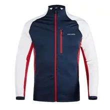 Мужская мягкая тянущаяся Женская флисовая куртка Легковесный горный вязаный на молнии классический крой пальто для осенне-зимнего спорта на открытом воздухе