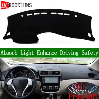 

For Nissan tiida c12 2011 2012 2013-2019 Dashboard Cover Sun Shade Dash Mat Carpet Car Stickers Interior Accessories