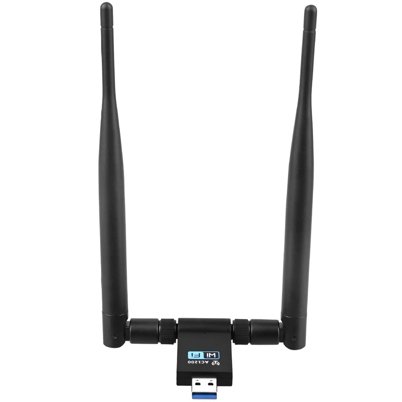 USB Wifi антенный адаптер AC1200Mbps беспроводная WiFi сетевая карта Бесплатный драйвер USB3.0 двухдиапазонный Wifi приемник передатчик ключ