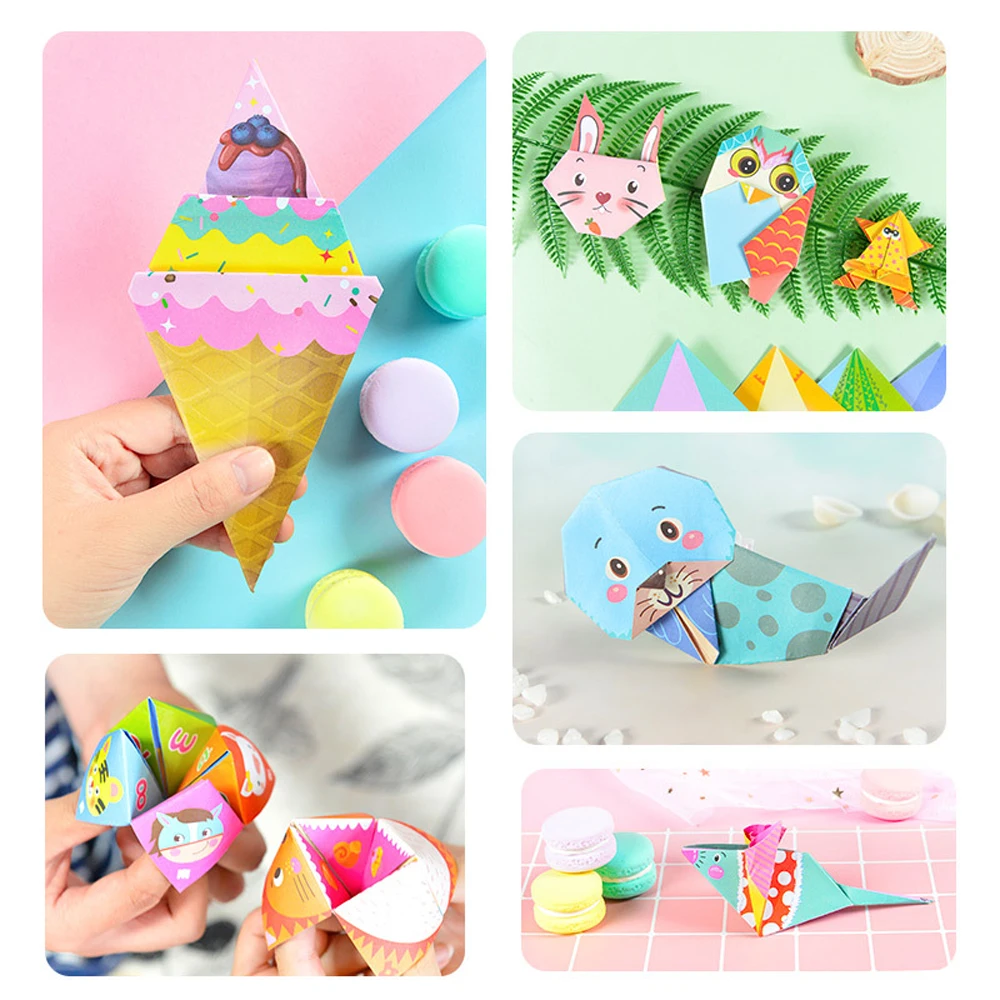 152pcs DIY Kids Craft Toy Montessori Toys 3D Cartoon Origami Handcraft Paper Craft Art Learning Educational Toys for Children 2 152pcs DIY Kids Craft Toy Montessori Toys 3D Cartoon Origami Handcraft Paper Craft Art Learning Educational Toys for Children 2