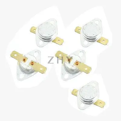 

5 Pcs 16mm Dia Ceramic Thermostat NC Temperature Switch KSD301 185C