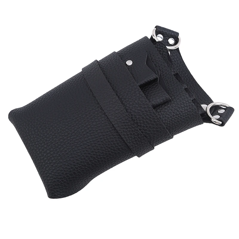 Hot Sale Vintage PU Leather Bag Case With Adjustable Belt Belt For Storing Hairdressing Tools Scissors Clips Holster Combs 1PC