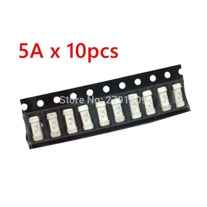 5A 10 шт. 1808 125V 0451 SMD плавкий предохранитель 0.5A 0.75A 1A 2A 3A 4A 5A 6.3A 8A 10A 15A 20A 500MA 750MAultra-rapid предохранители - Цвет: 5A