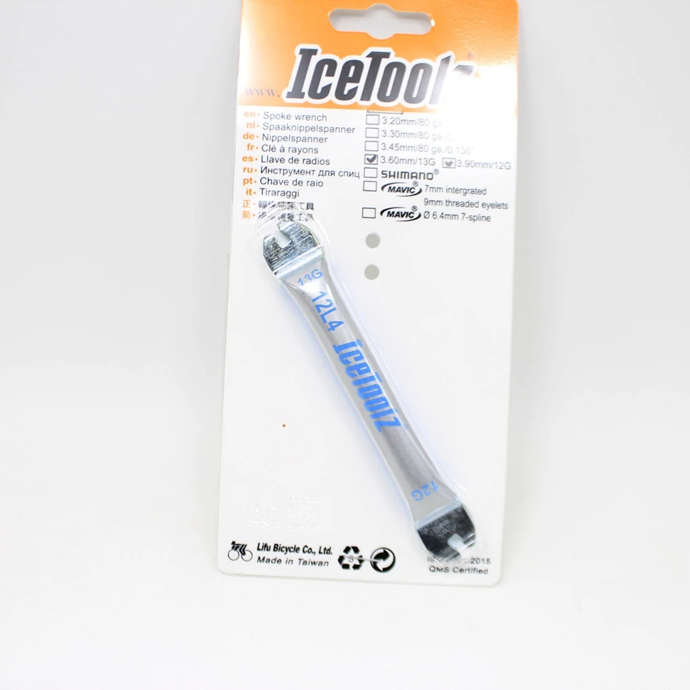IceToolz 12L4 велосипед спиц гаечный ключ для 12 г/13 г соски~ велосипедный ремонт спиц инструменты