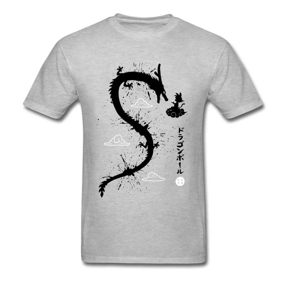 

Funny T-shirts Men Dragon Ball Z Tops Tees Japan Anime Son Goku Mystic Dragon Cotton Mens Top TShirt Comics Short Sleeve T Shirt