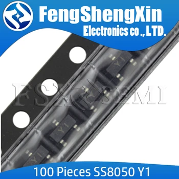 

100pcs/lot SS8050 Y1 TRANSISTOR MMBT8050 MMBT8050LT1G SMD SOT-23