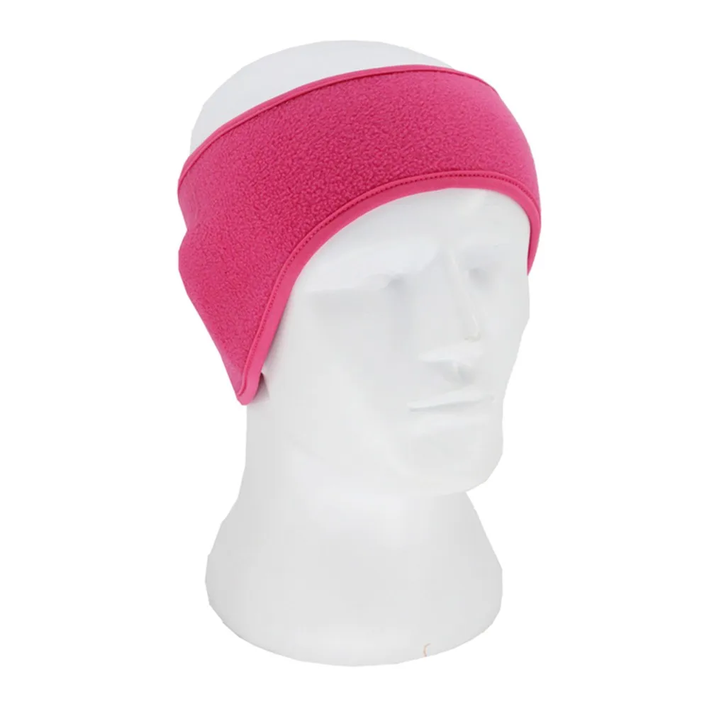 Pink Теплая Зимняя повязка на голову для велоспорта, флисовые шляпы для мужчин, Балаклава, защита для ушей, защита для лица, теплая зимняя повязка на голову, лыжная Ушная муфта - Цвет: Pink