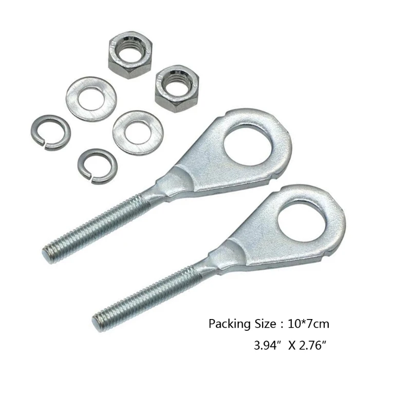 1Set Rear Wheel Chain Adjuster Tensioner for CRF XR 70 80100 XR70 CRF80 CRF100 95014-10010