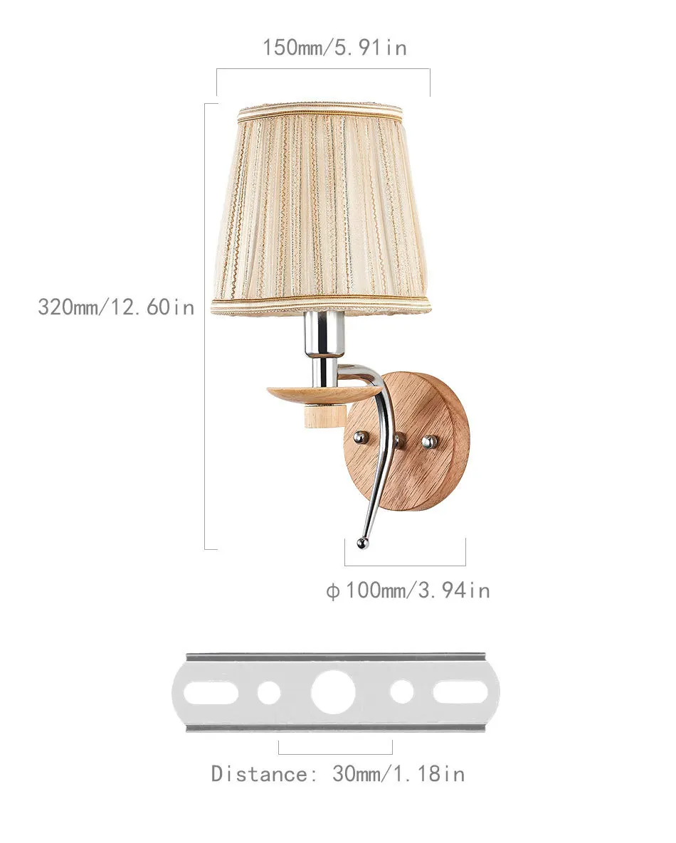 Modern Glass LED Home Wall Lamp E14 Bulb Sconce Hotel Bedroom Living Room Fixtures Stair Wall Light Indoor Night Lighting (9)