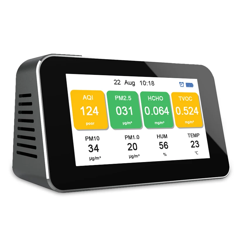 Digital Haushalt PM2.5 Detektor Messgerät Modul Luftqualität AQI TFT-LCD Monitor 