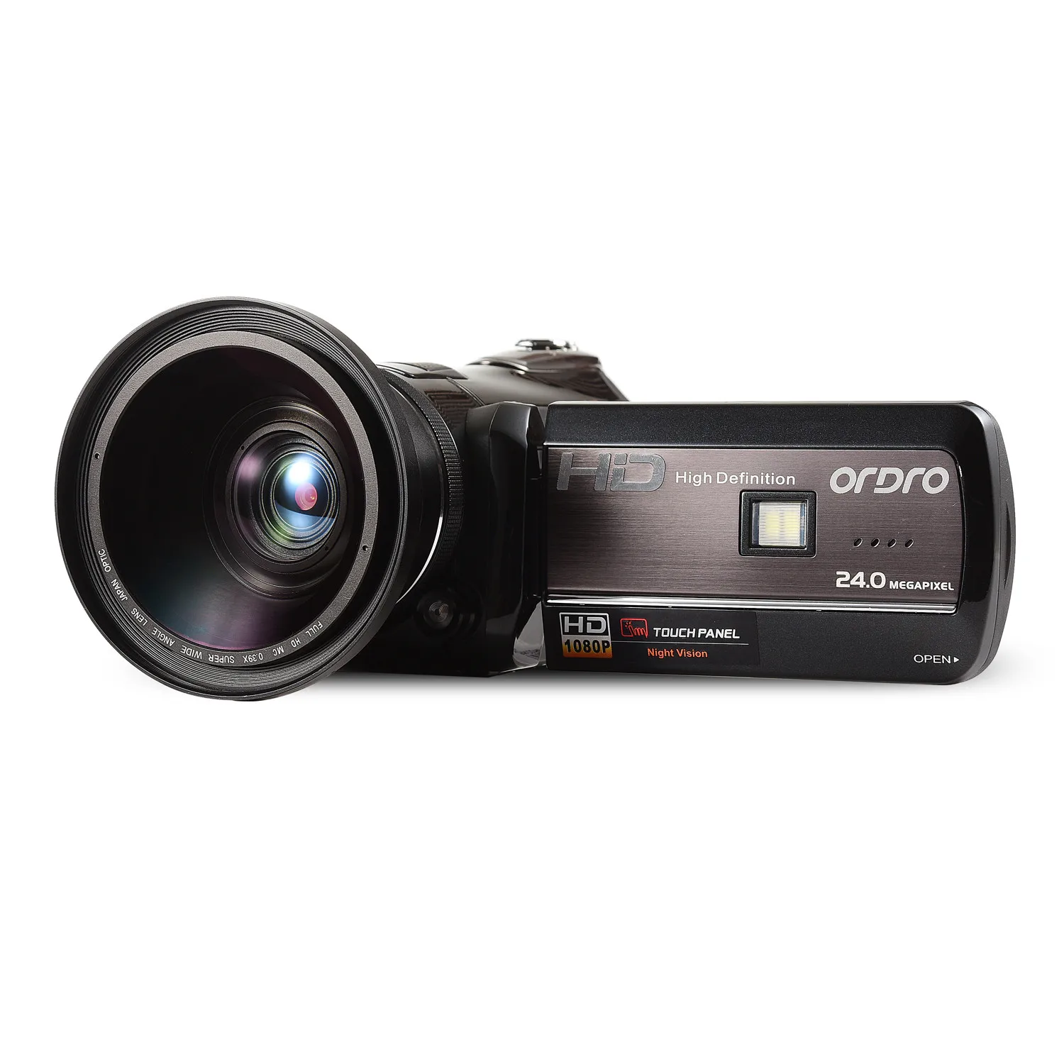Камера ORDRO 1080P Full HD видеокамера широкоугольный объектив ночное видение Wifi видео 18X зум цифровые видеокамеры для дома камеры s-L1211