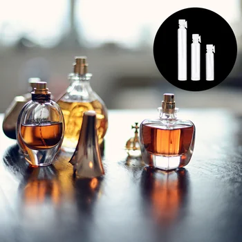 

150Pcs Perfume Test Tube Bottles Perfume Bottles Transparent Bottles Perfume Trial Bottles Trasparent (1ml 2ml 3ml 50Pcs for Eac