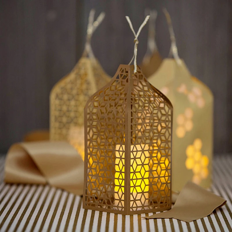 

Lanterns Lace Metal Cutting Dies for Card Making Scrapbooking Dies Embossing Cuts Stencil Craft 2020 Dies