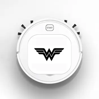 

Robot Vacuum Cleaner Intelligent Automatic Mopping Clean Robot for Floor Batman Wonder Woman Logo