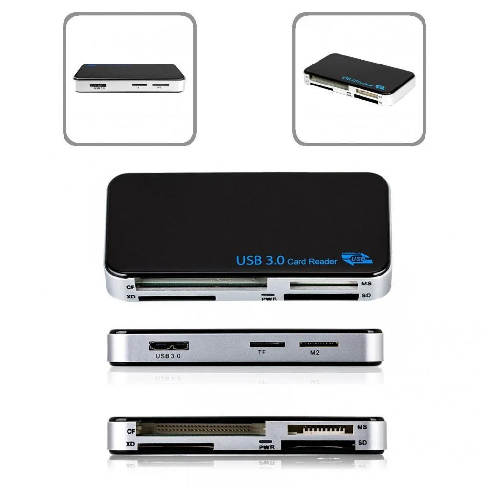 Lector de tarjetas útil, lector tarjetas de almacenamiento controlador, CF M2, lector de tarjetas USB para coche|Lectores de tarjetas| - AliExpress