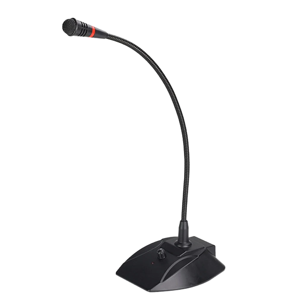 

Desktop Gooseneck Microphone Cardioid with USB Cable and 500cm 6.35mm Cable Pack