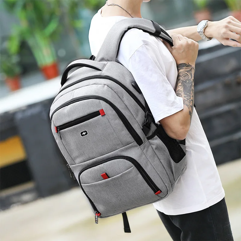 

2019 New Style Oxford Cloth Backpack Men's Wear-Resistant Computer Bag Multi-functional Casual Men Travel Business Backpack