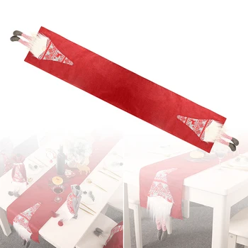 

Christmas Dining Table Runner Printed Cloth Xmas Festival Party Home Decoration