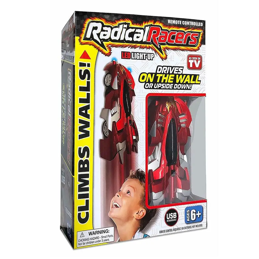 Tanie Zdalnie sterowanym samochodowym Radical Racers wspinaczka samochody zdalnie sterowany samochód Racers elektryczny wspinaczka samochodzik zabawka dla dzieci chłopców prezent